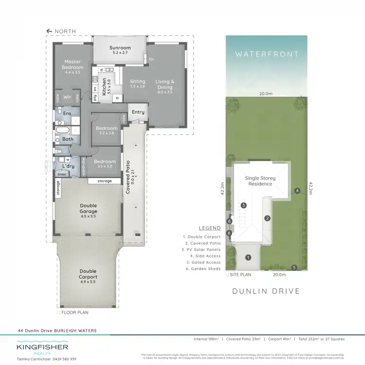 Floorplan of Homely house listing, 44 Dunlin Drive, Burleigh Waters QLD 4220
