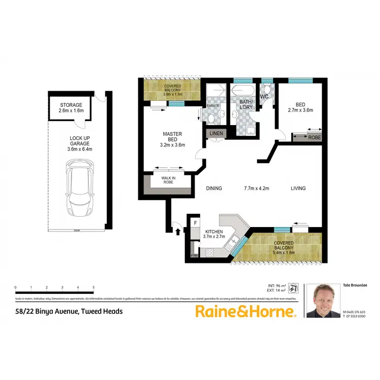 Floorplan of Homely unit listing, 58/22 Binya Avenue, Tweed Heads NSW 2485