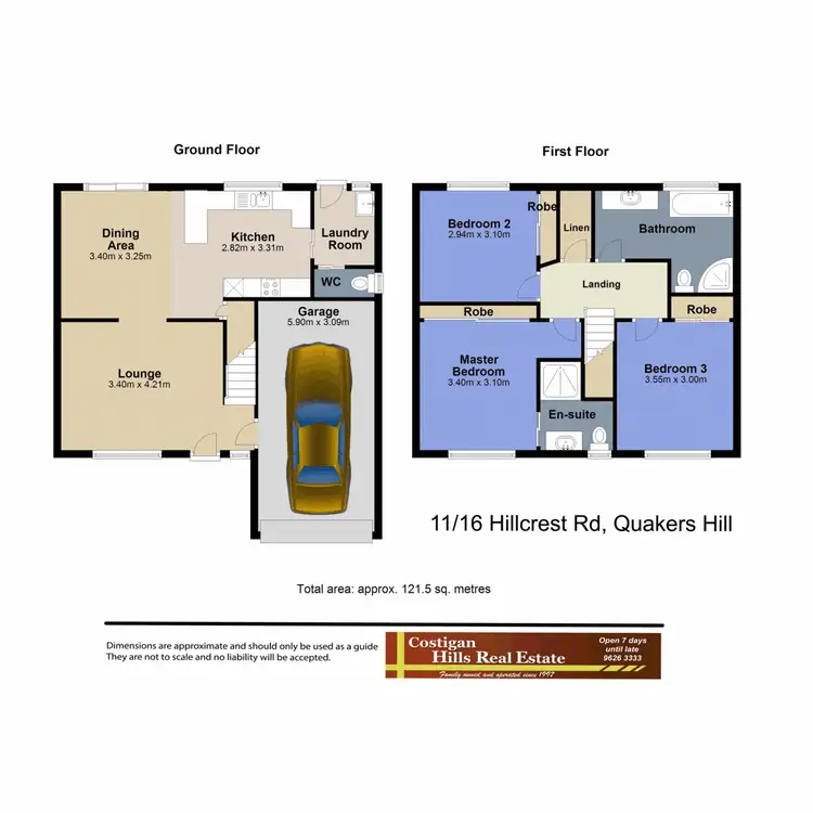 Floorplan of Homely townhouse listing, 11/16 Hillcrest Road, Quakers Hill NSW 2763