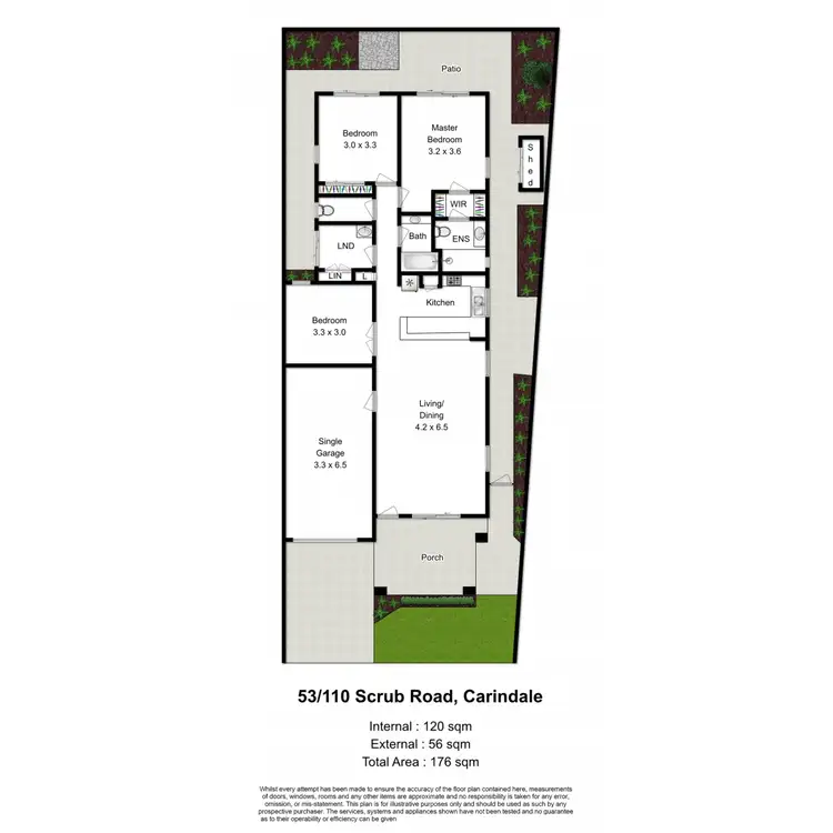 Floorplan of Homely townhouse listing, 53/110 Scrub Road, Carindale QLD 4152