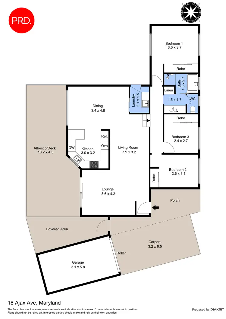 Floorplan of Homely house listing, 18 Ajax Avenue, Maryland NSW 2287