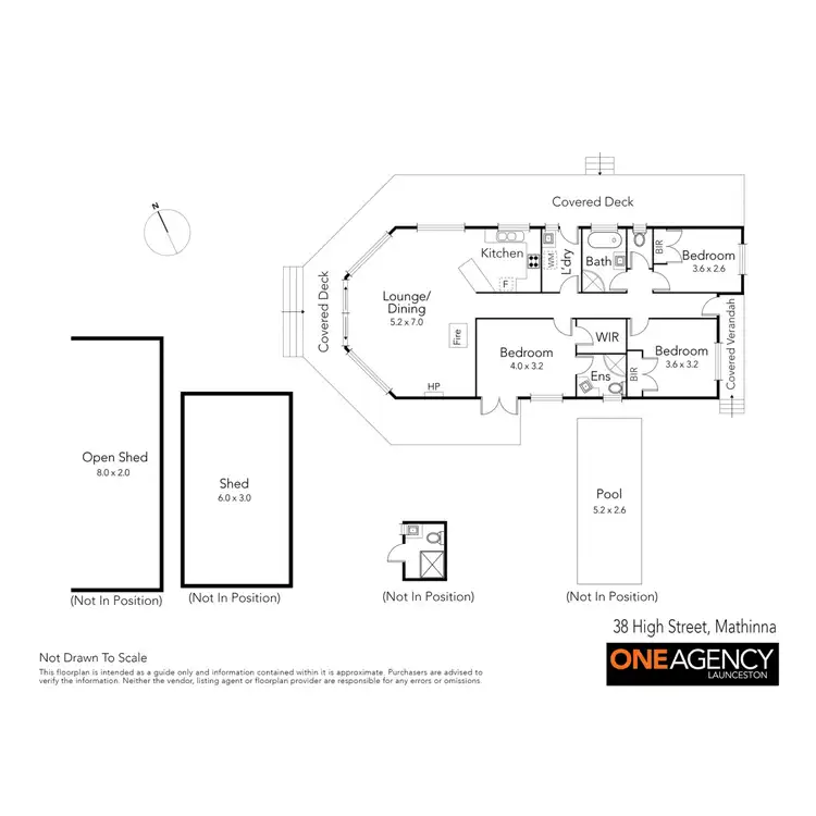 Floorplan of Homely house listing, 38 High Street, Mathinna TAS 7214