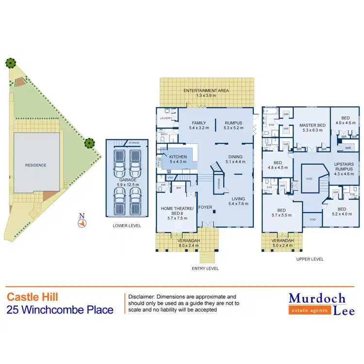 Floorplan of Homely house listing, 25 Winchcombe Place, Castle Hill NSW 2154