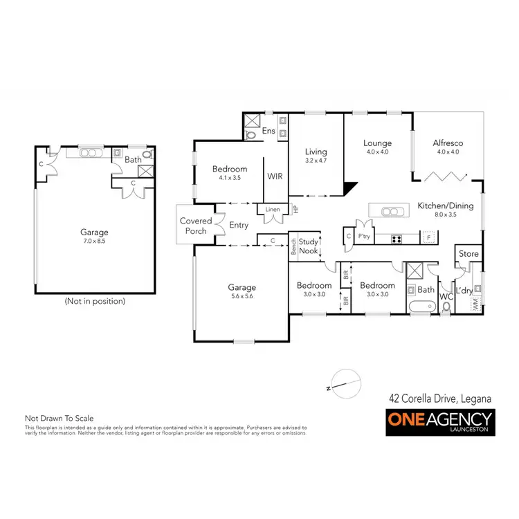 Floorplan of Homely house listing, 42 Corella Drive, Legana TAS 7277