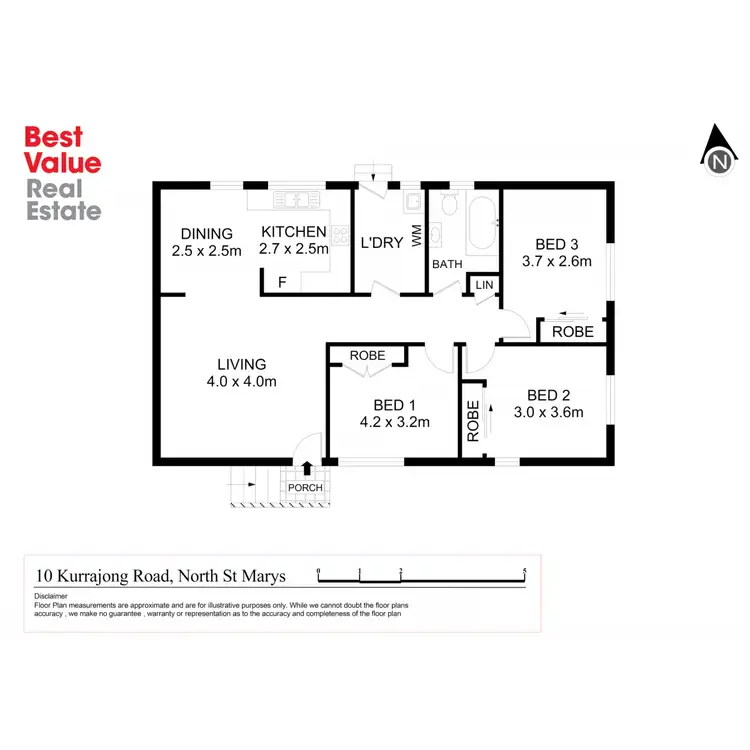 Floorplan of Homely house listing, 10 Kurrajong Road, North St Marys NSW 2760