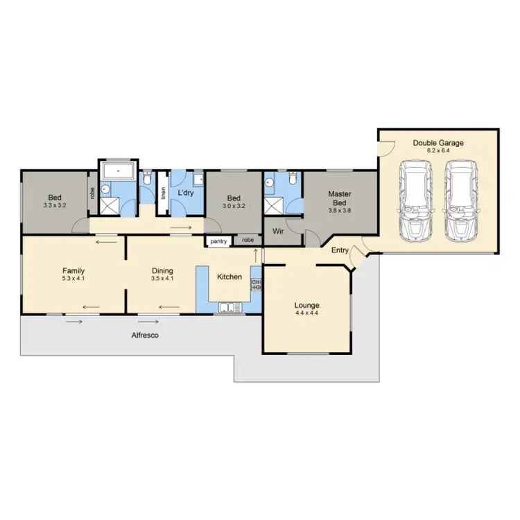 Floorplan of Homely house listing, 23 Nixon Street, Rosebud VIC 3939