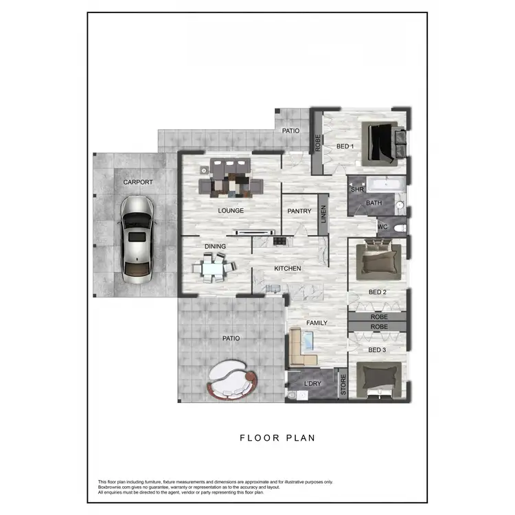 Floorplan of Homely house listing, 21 Goodwin Road, Gunnedah NSW 2380
