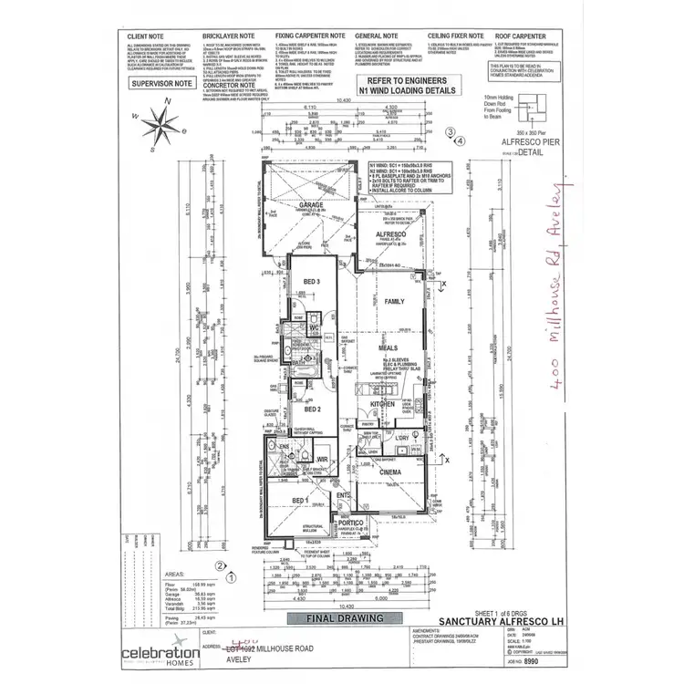Floorplan of Homely house listing, 400 Millhouse Road, Aveley WA 6069