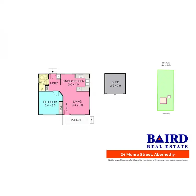 Floorplan of Homely house listing, 24 Munro Street, Abernethy NSW 2325