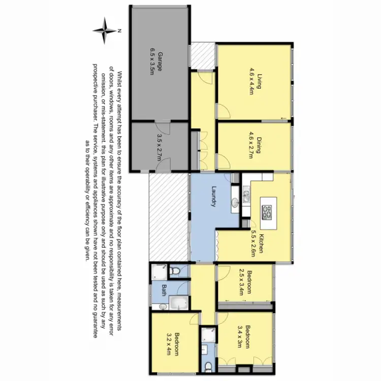 Floorplan of Homely house listing, 14 Grant Street, Colac VIC 3250