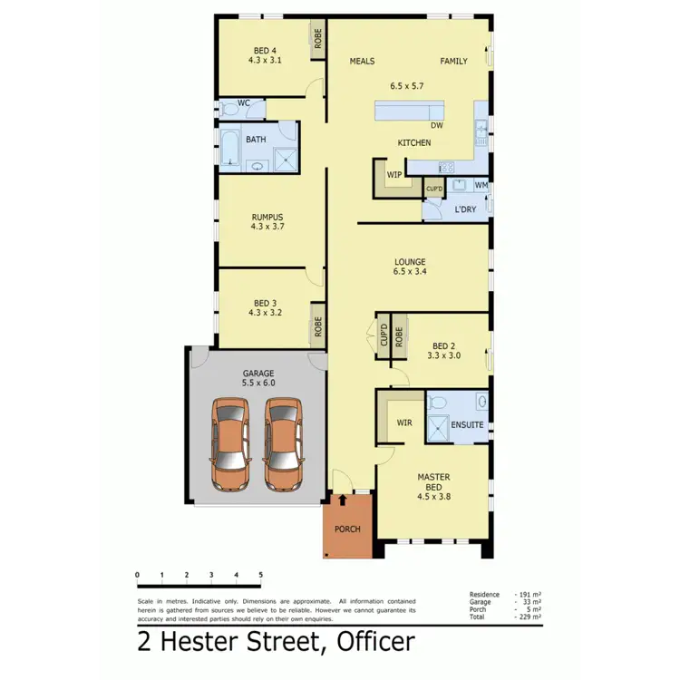 Floorplan of Homely house listing, 2 Hester Street, Officer VIC 3809