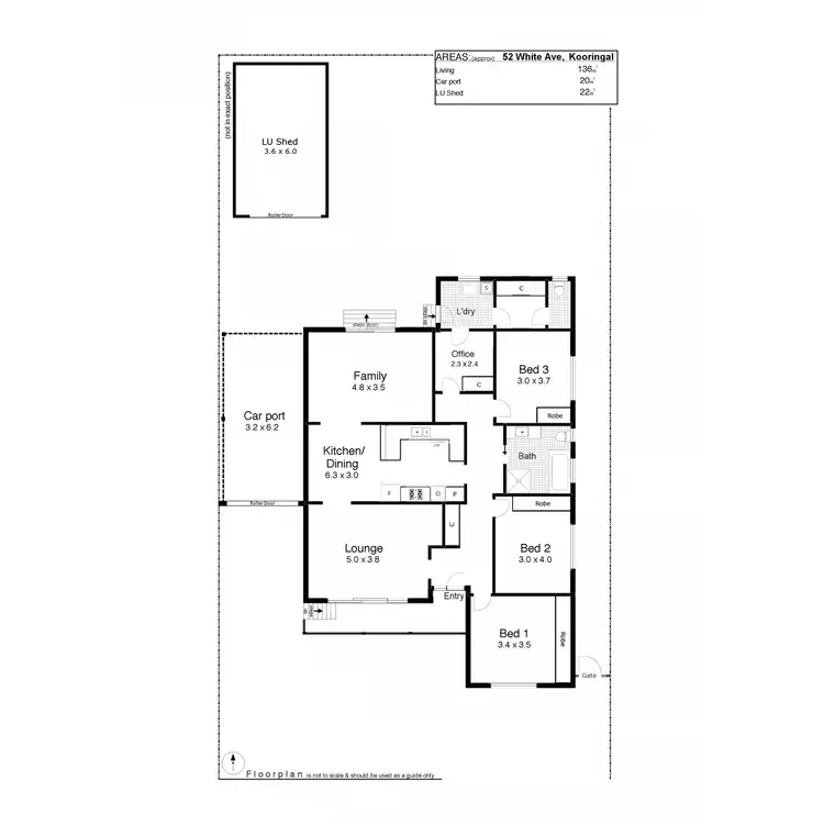 Floorplan of Homely house listing, 52 White Avenue, Kooringal NSW 2650