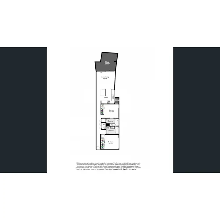 Floorplan of Homely apartment listing, 901/107 Astor Terrace, Spring Hill QLD 4000