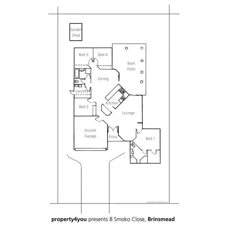 Floorplan of Homely house listing, 8 Smoko Close, Brinsmead QLD 4870