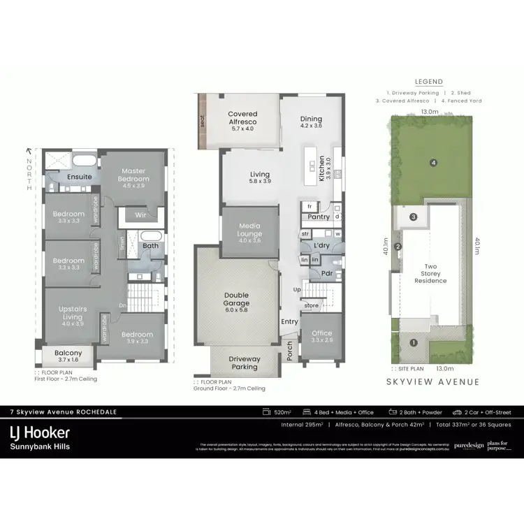 Floorplan of Homely house listing, 7 Skyview Avenue, Rochedale QLD 4123