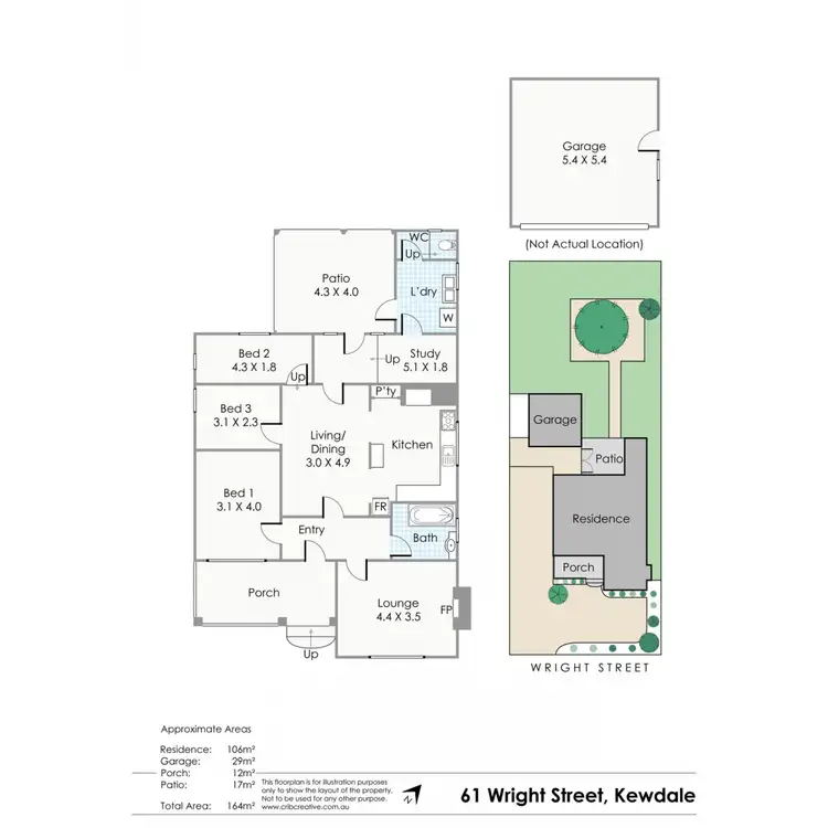 Floorplan of Homely house listing, 61 Wright Street, Kewdale WA 6105