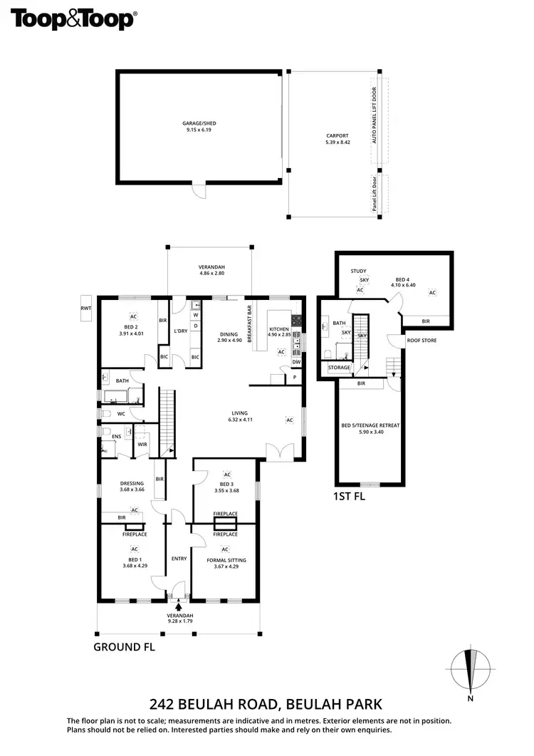 Floorplan of Homely house listing, 242 Beulah Road, Beulah Park SA 5067