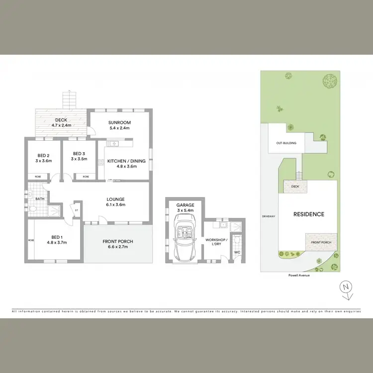 Floorplan of Homely house listing, 42 Powell Avenue, Ulladulla NSW 2539