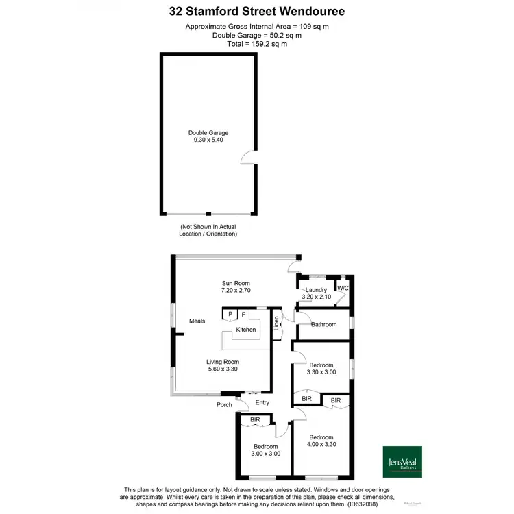 Floorplan of Homely house listing, 32 Stamford Street, Wendouree VIC 3355