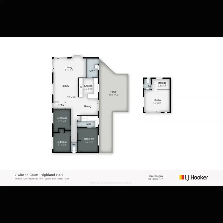 Floorplan of Homely house listing, 7 Clutha Court, Highland Park QLD 4211