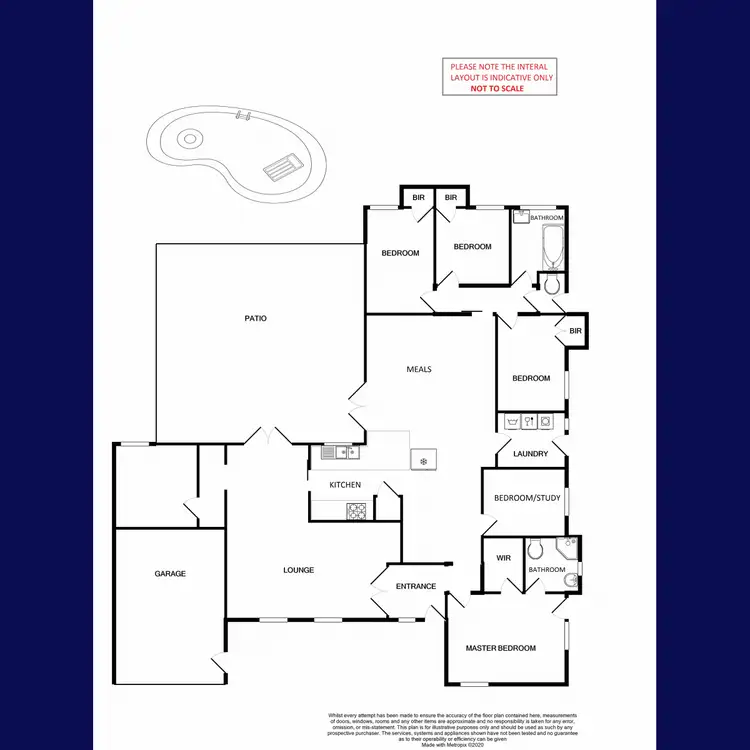 Floorplan of Homely house listing, 46 Crocus Way, Ferndale WA 6148