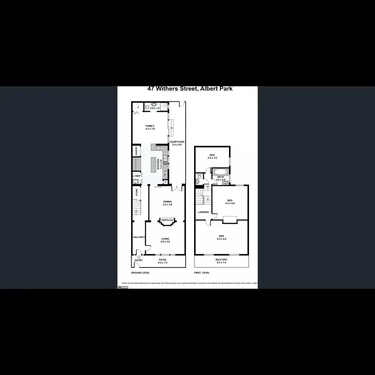 Floorplan of Homely house listing, 47 Withers Street, Albert Park VIC 3206