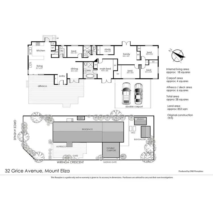 Floorplan of Homely house listing, 32 Grice Avenue, Mount Eliza VIC 3930
