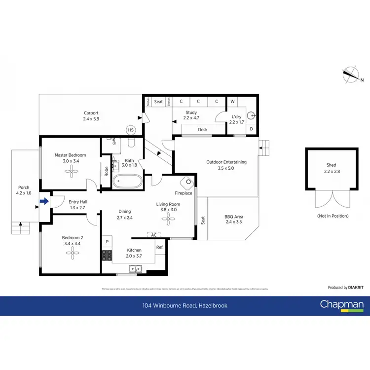 Floorplan of Homely house listing, 104 Winbourne Road, Hazelbrook NSW 2779