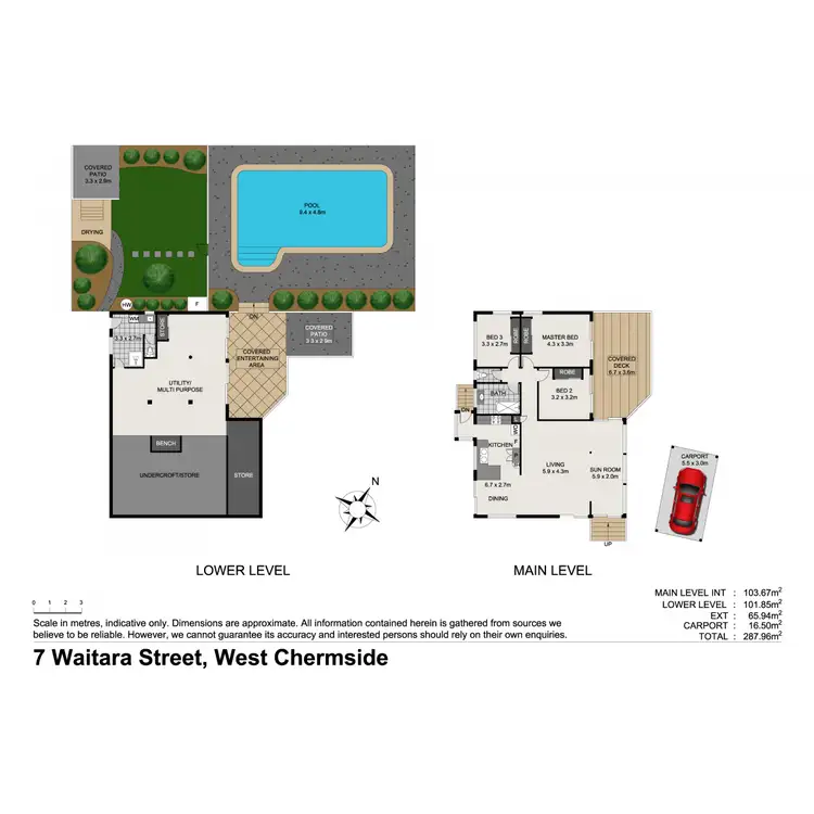 Floorplan of Homely house listing, 7 Waitara Street, Chermside West QLD 4032
