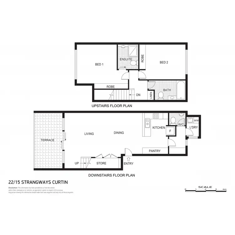 Floorplan of Homely apartment listing, 22/15 Strangways Street, Curtin ACT 2605