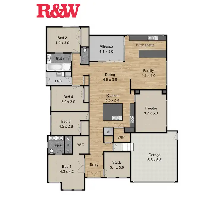 Floorplan of Homely house listing, 15 Central Avenue, Oran Park NSW 2570