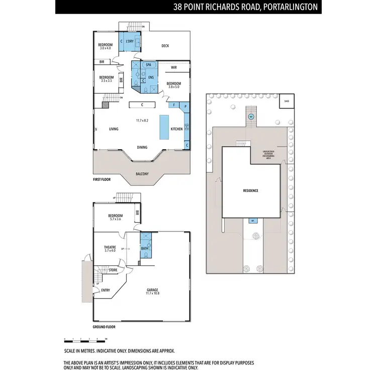 Floorplan of Homely house listing, 38 Point Richards Road, Portarlington VIC 3223