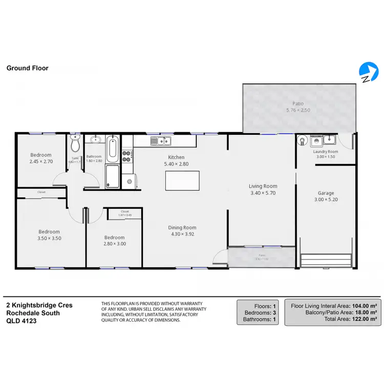 Floorplan of Homely house listing, 2/Knightsbridge Knightsbridge Crescent, Rochedale South QLD 4123