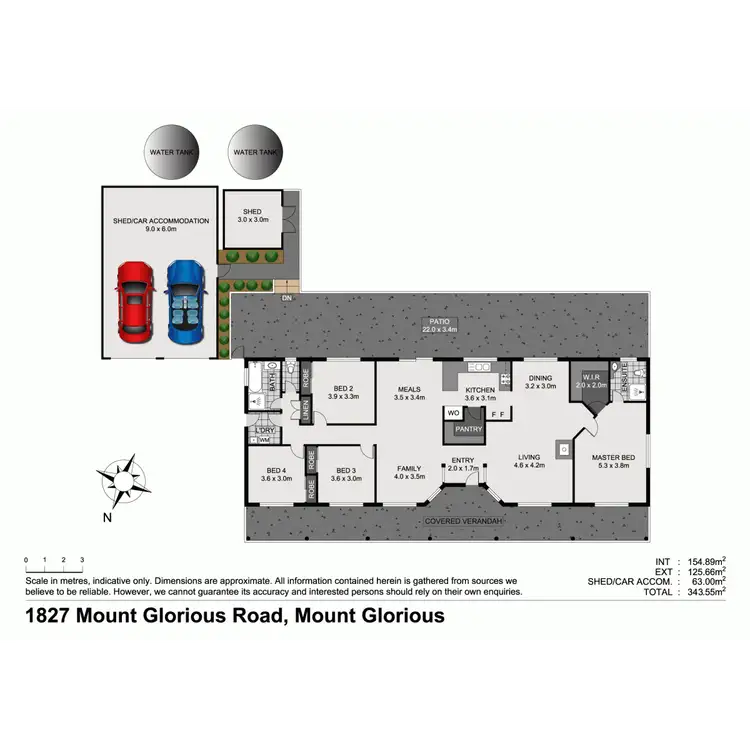Floorplan of Homely house listing, 1827 Mount Glorious Road, Mount Glorious QLD 4520