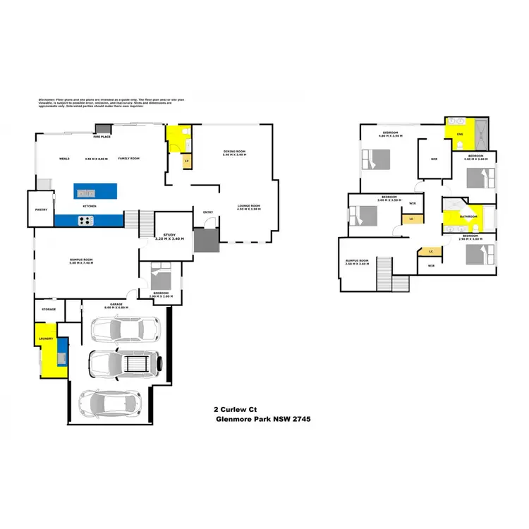 Floorplan of Homely house listing, 2 Curlew Court, Glenmore Park NSW 2745