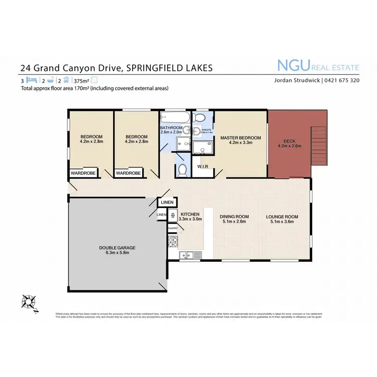 Floorplan of Homely house listing, 24 Grand Canyon Drive, Springfield Lakes QLD 4300