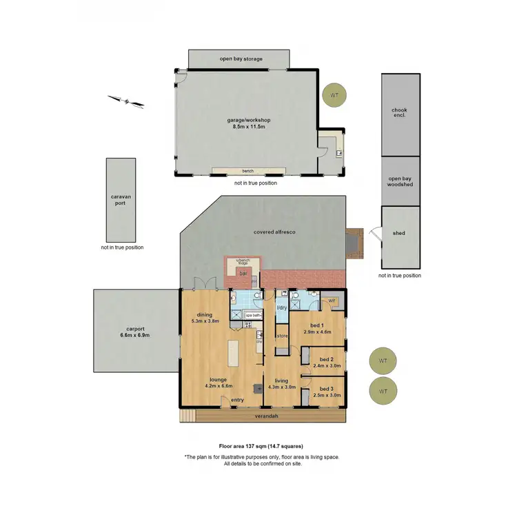 Floorplan of Homely house listing, 44 Mount Pleasant Road, Monbulk VIC 3793