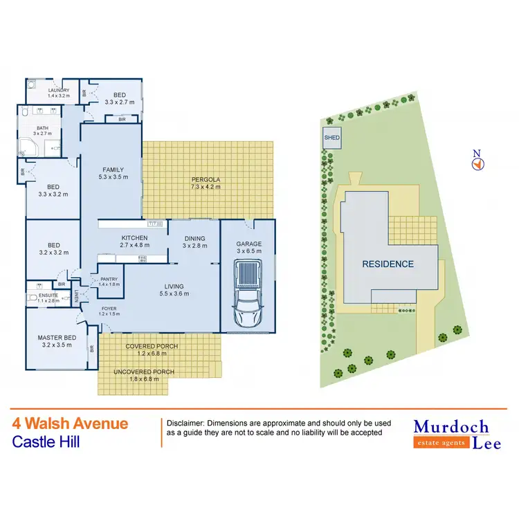 Floorplan of Homely house listing, 4 Walsh Avenue, Castle Hill NSW 2154