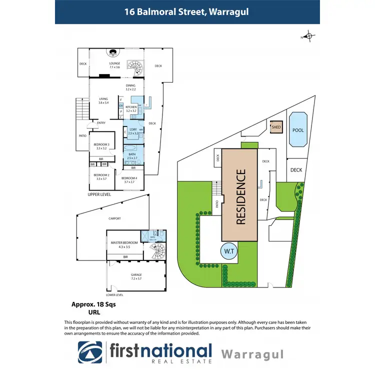 Floorplan of Homely house listing, 16 Balmoral Street, Warragul VIC 3820