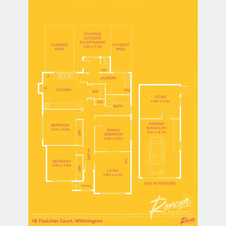 Floorplan of Homely house listing, 1 B Thatcher Court, Whittington VIC 3219