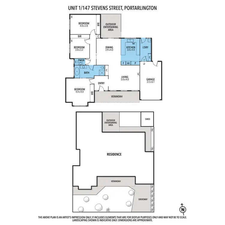 Floorplan of Homely house listing, 1/147 Stevens Street, Portarlington VIC 3223