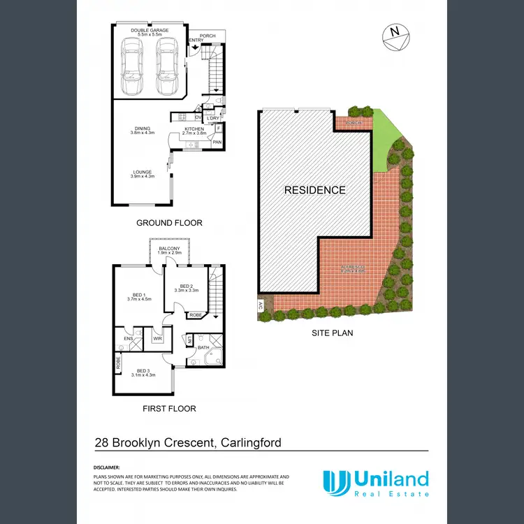 Floorplan of Homely house listing, 28 Brooklyn Crescent, Carlingford NSW 2118