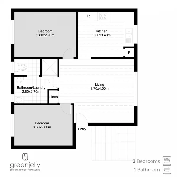 Floorplan of Homely unit listing, 5/287 Beardy Street, Armidale NSW 2350