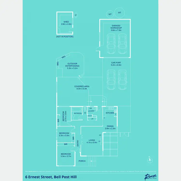 Floorplan of Homely house listing, 6 Ernest Street, Bell Post Hill VIC 3215