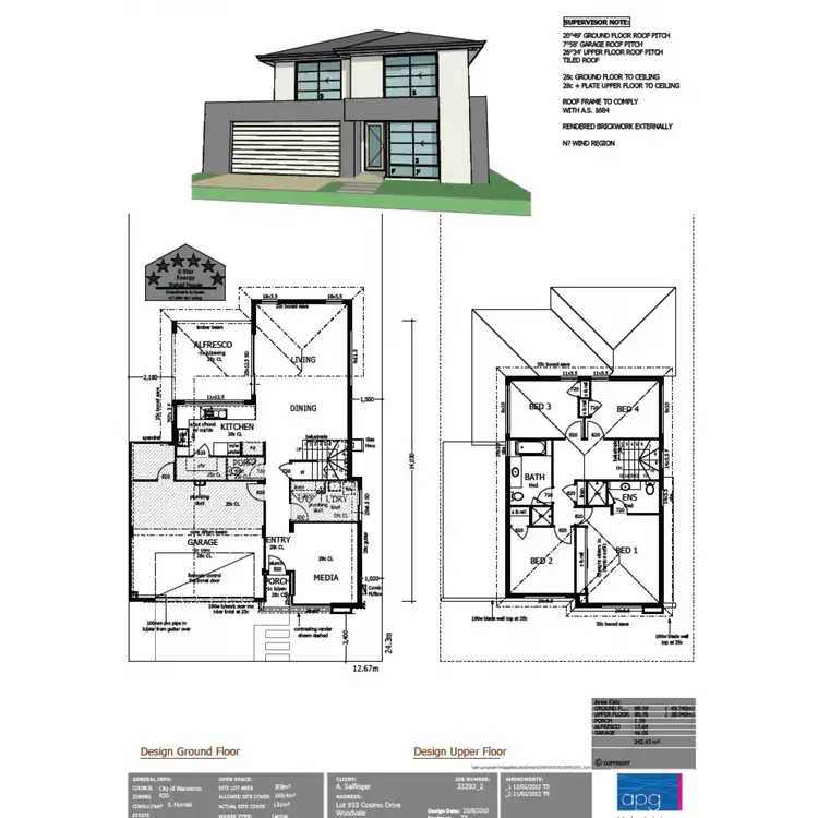 Floorplan of Homely house listing, 7 Cosimo Drive, Woodvale WA 6026