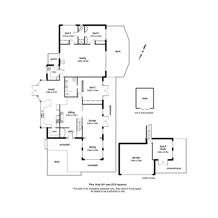 Floorplan of Homely house listing, 45 Colombo Road, Belgrave VIC 3160