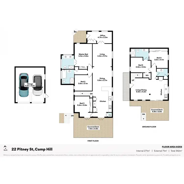 Floorplan of Homely house listing, 22 Pitney Street, Camp Hill QLD 4152