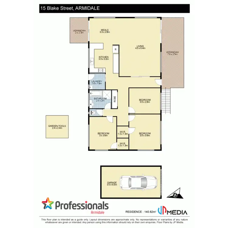 Floorplan of Homely house listing, 15 Blake Street, Armidale NSW 2350