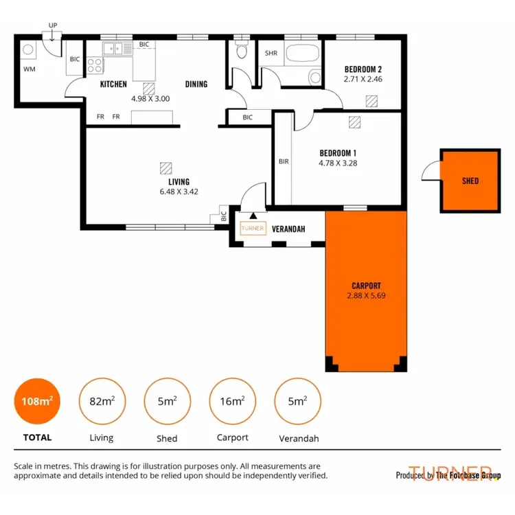Floorplan of Homely unit listing, 5/63 Coorara Avenue, Payneham South SA 5070