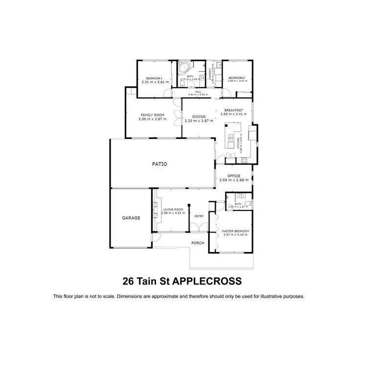 Floorplan of Homely house listing, 26 Tain Street, Applecross WA 6153
